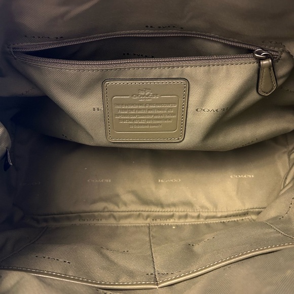 Coach Olive Green Satchel - Picture 3 of 10